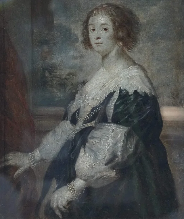 Portrait of Béatrice de Cusance, princess of Cantecroix, Duchess of Lorraine (1614-1663), Antoine van Dyck