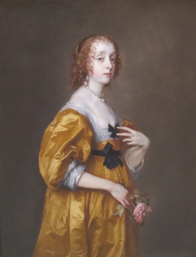 Retrato de Mary Villiers, Lady Herbert de Shurland, Antoine van Dyck