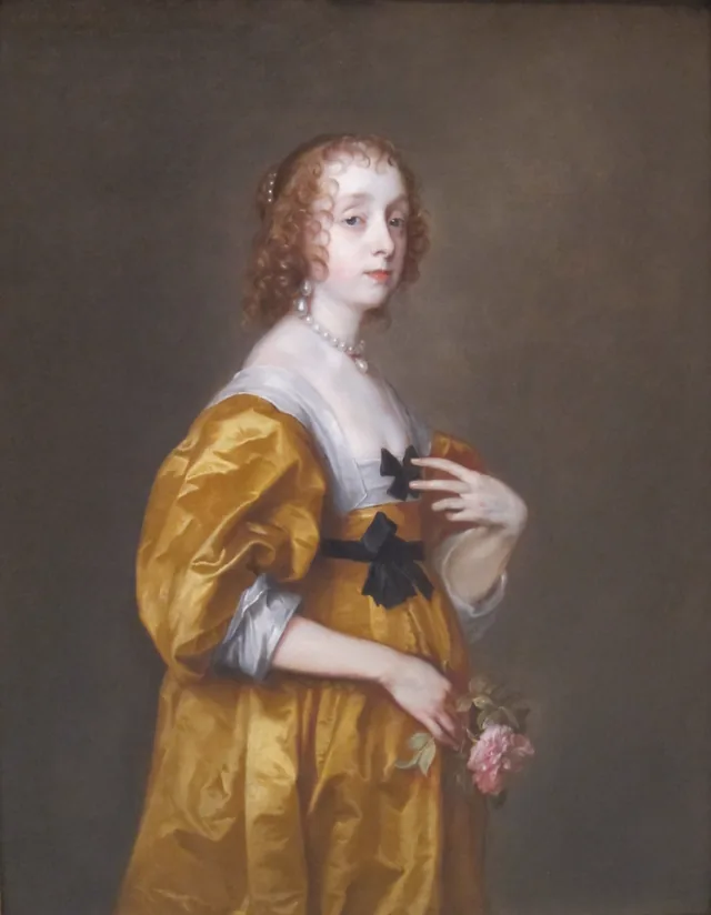 Portrait of Mary Villiers, Lady Herbert of Shurland, Antoine van Dyck