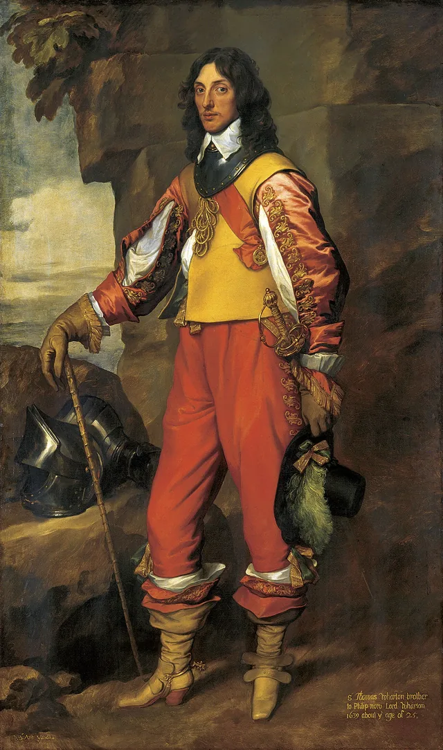 Portrait of Sir Thomas Wharton (1615-1684), Antoine van Dyck