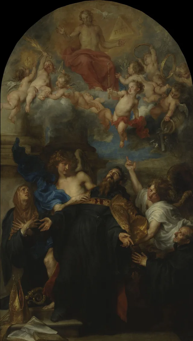 Saint Augustine in ecstasy
