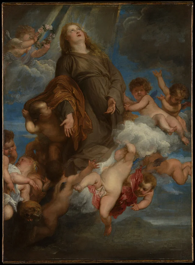 Santa Rosália intercedendo pelos empestados de Palermo