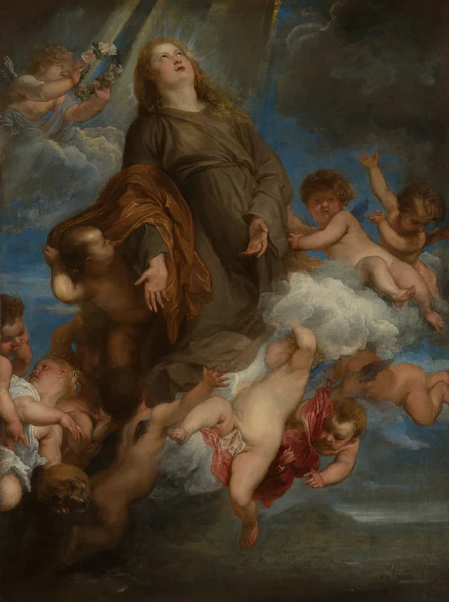 Santa Rosalía intercediendo por los apestados de Palermo, Antoine van Dyck