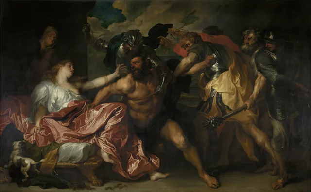 Sansón y Dalila, Antoine van Dyck