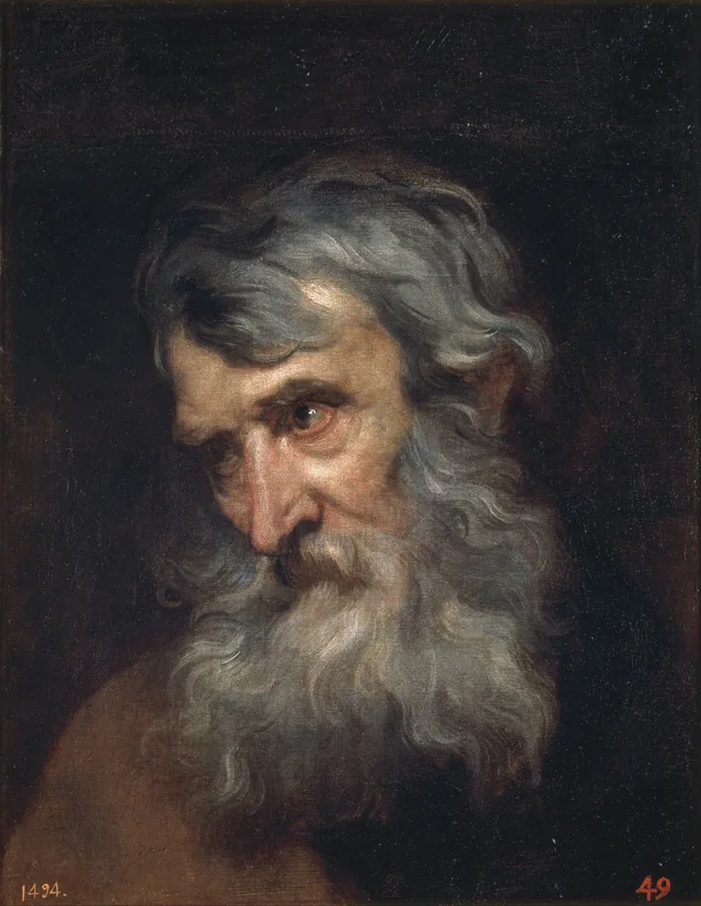 Tête de vieil homme