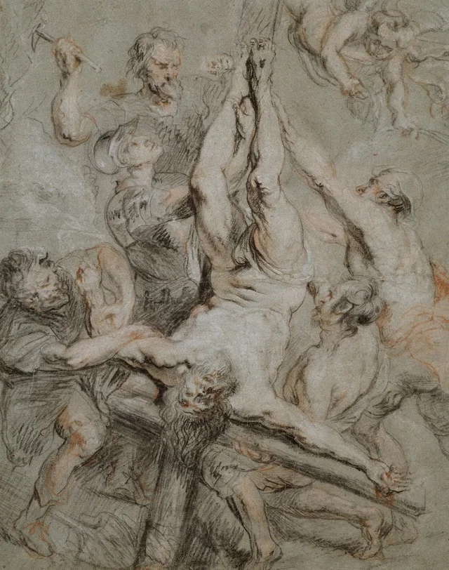 Crucifixion de saint Pierre, Antoine Watteau