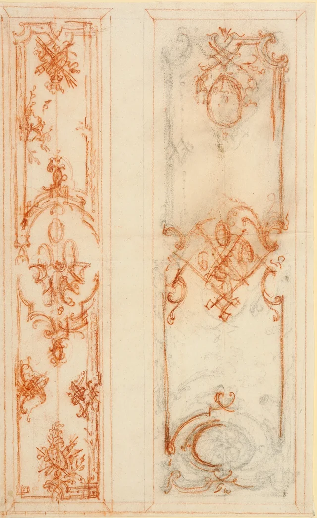 Two Drafts for Decorative Murals