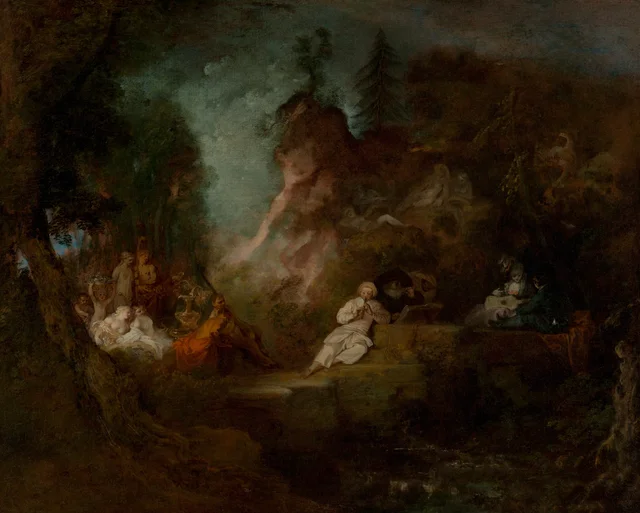 Festivities in Honor of Pan, Antoine Watteau
