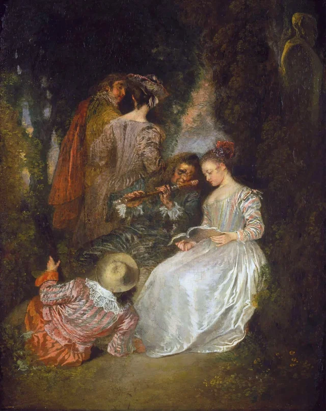 L'Accord parfait, Antoine Watteau