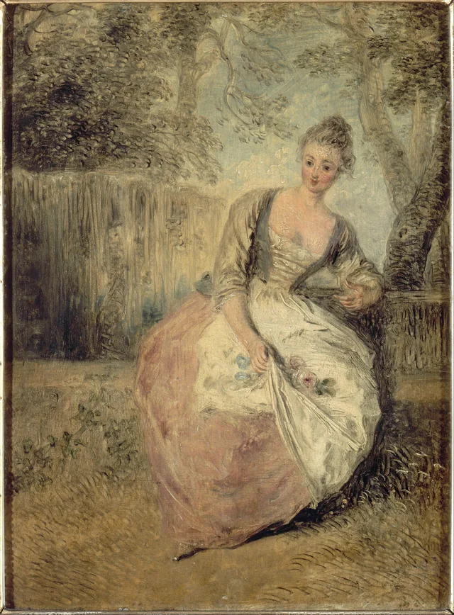The Worried Lover, Antoine Watteau