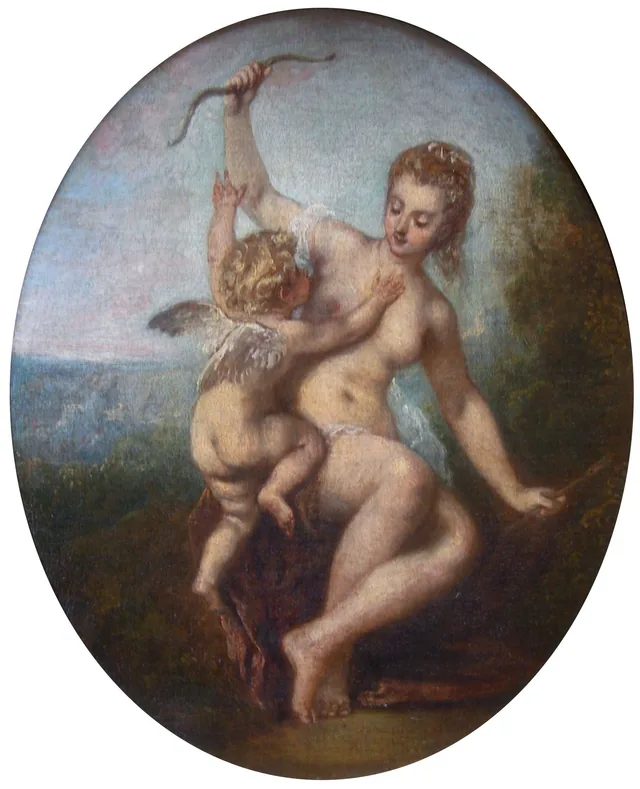 Cupid Disarmed, Antoine Watteau