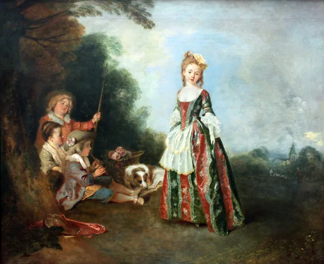 The Dance, Antoine Watteau