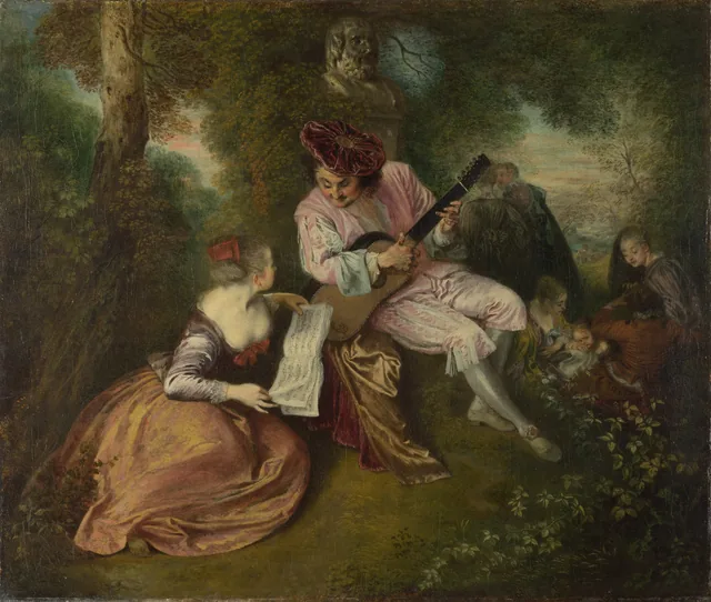 The Scale of Love, Antoine Watteau