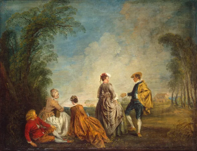 An Embarrasing Proposal, Antoine Watteau
