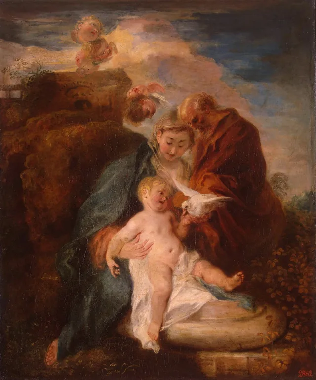 Holy Family, Antoine Watteau