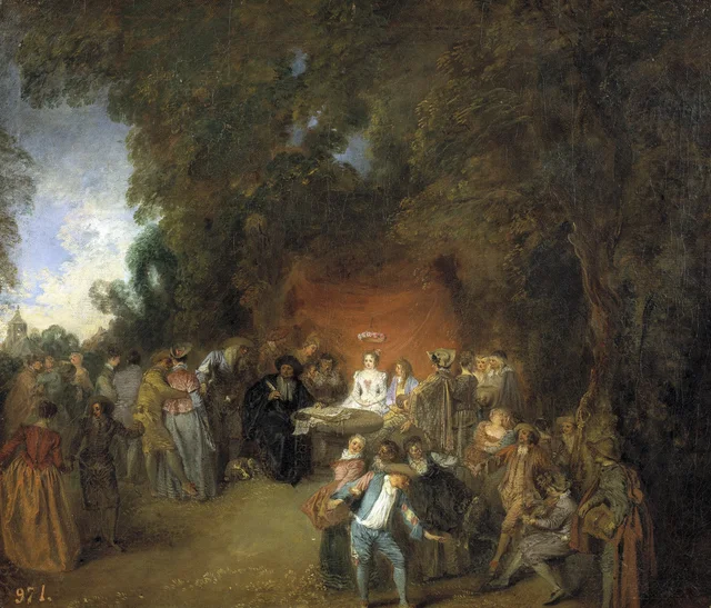 Marriage Contract and Country Dancing, Antoine Watteau
