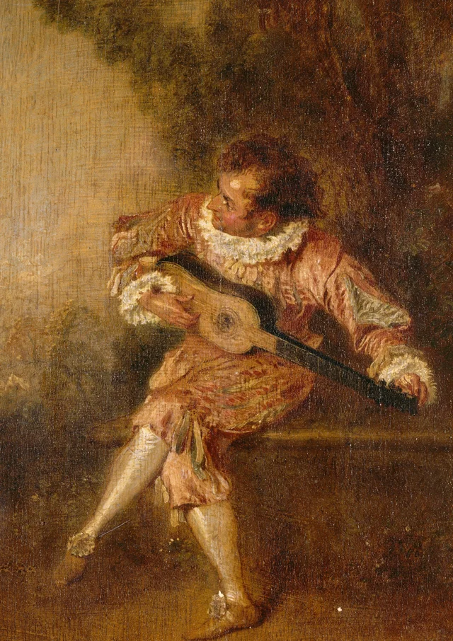 Le Donneur de sérénades, Antoine Watteau