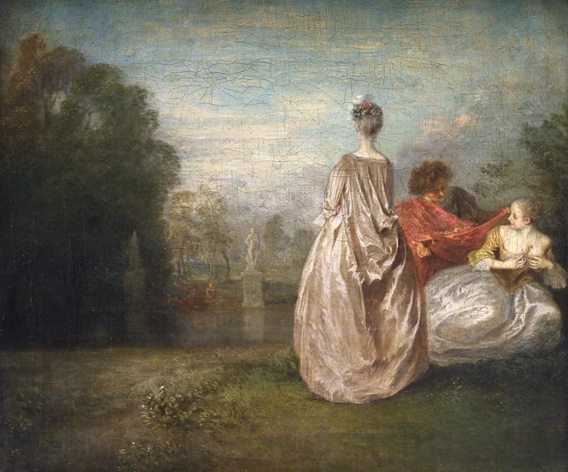 The two cousins, Antoine Watteau
