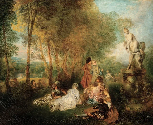 Les plaisirs de l’amour, Antoine Watteau