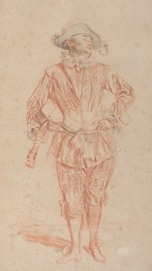 Mezzetin, Antoine Watteau