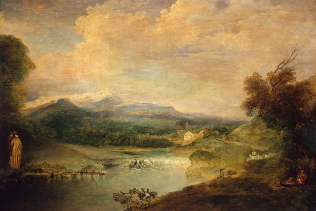 Landscape, Antoine Watteau