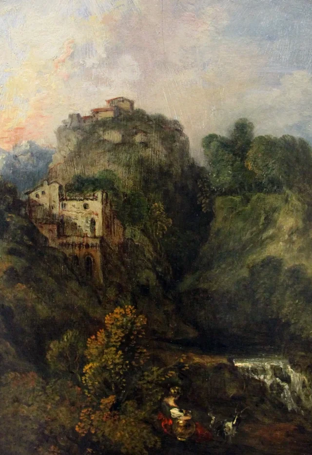 Paysage à la chèvre, Antoine Watteau