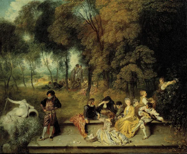 Pleasures of Love, Antoine Watteau