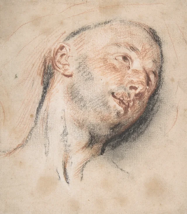 Head of a Man, Antoine Watteau