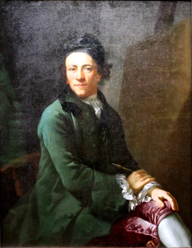 Youthful Self-Portrait, Anton Graff