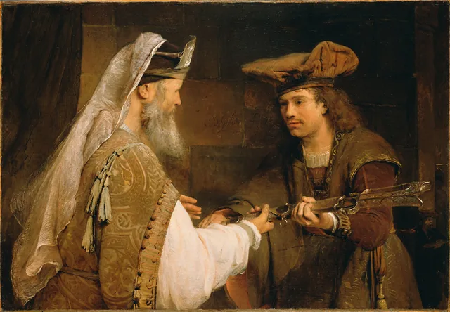 Ahimelech Giving the Sword of Goliath to David