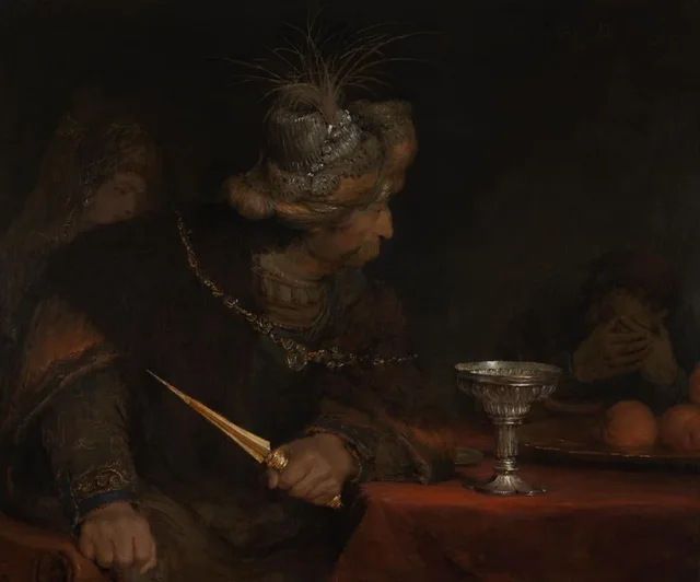 King Ahasuerus Condemning Haman