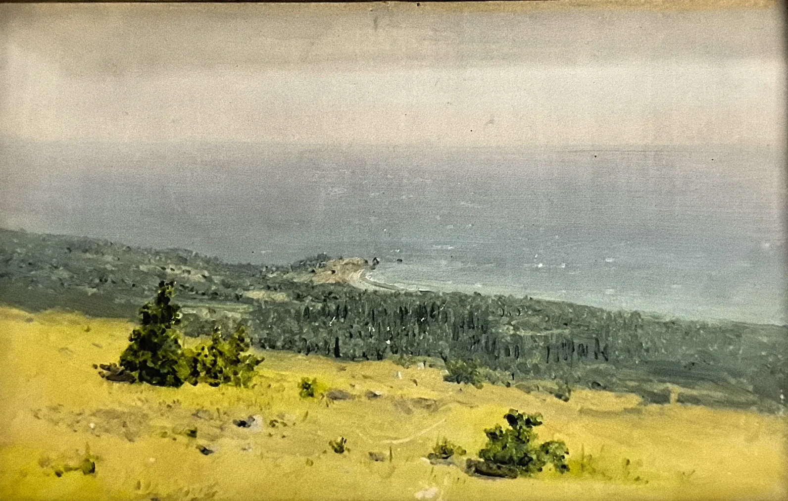 View of the Coast and the Sea from the Mountains. Crimea, Arkhip Kouïndji
