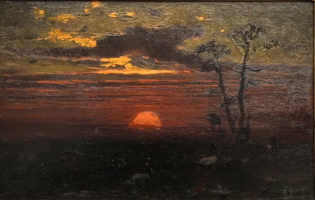 夕日
