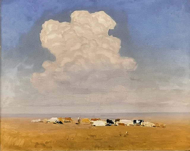 Midday. Herd in the Steppe, Arkhip Kouïndji