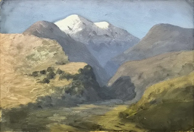 Snowy Peaks. Caucasus, Arkhip Kouïndji