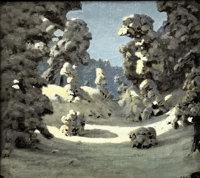 Taches de soleil sur le givre