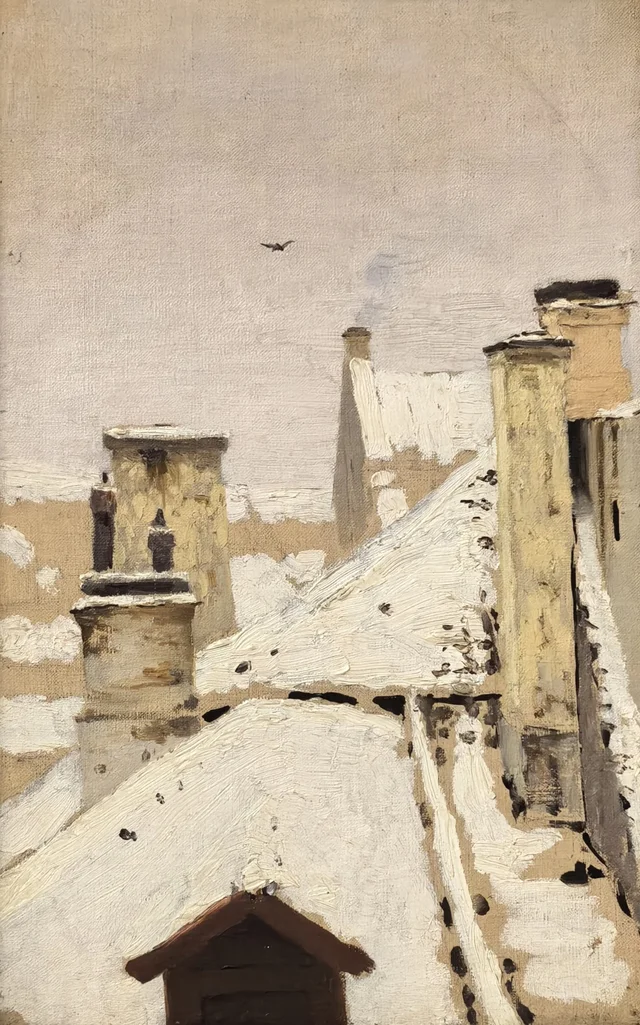 Tejados. Invierno, Arkhip Kouïndji