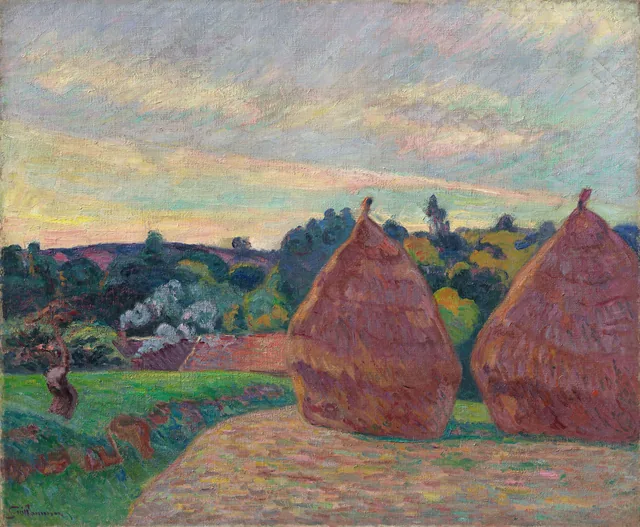 Haystacks in the Île-de-France, Armand Guillaumin