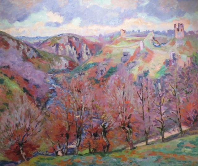 Paisagem com ruínas