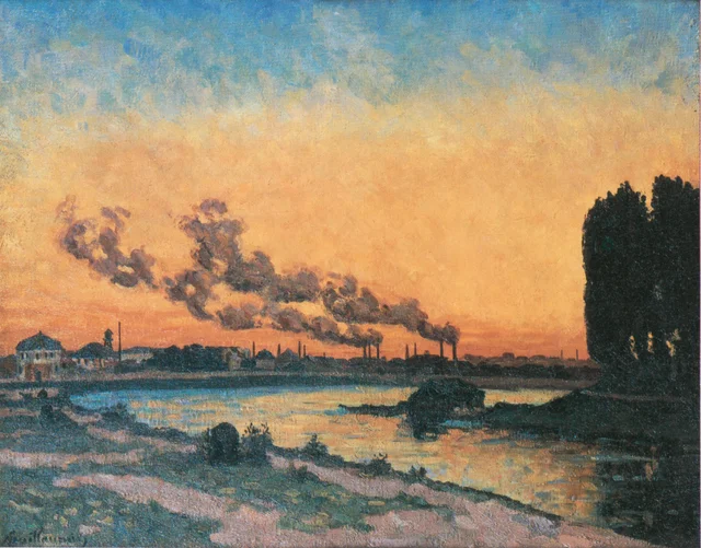 Pôr do sol em Ivry