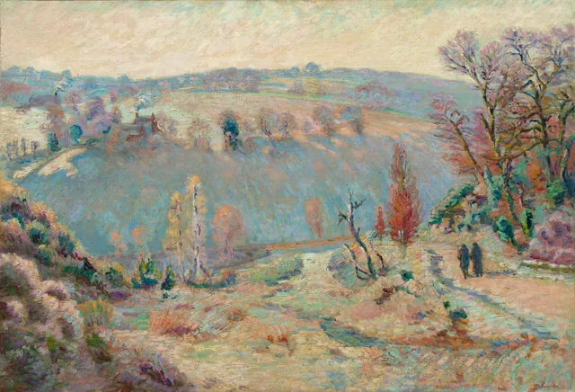 Valley of the Sédelle at Pont Charraud: White Frost, Armand Guillaumin