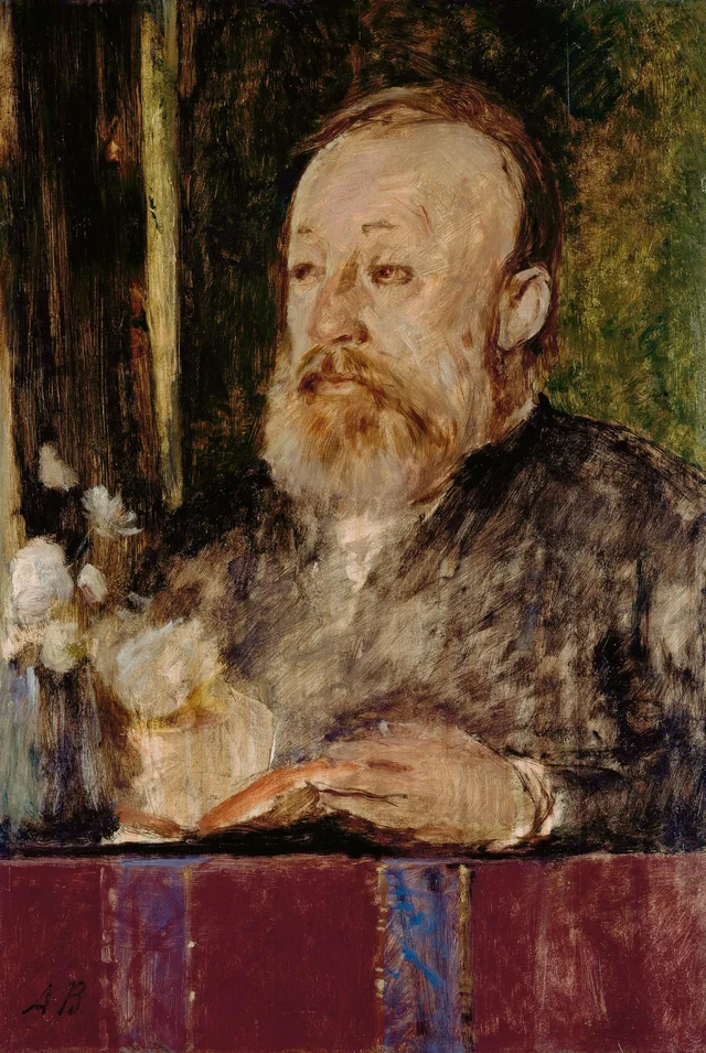 Retrato de Gottfried Keller, Arnold Böcklin