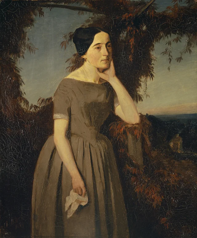 Retrato de Louisa Schmid, Arnold Böcklin