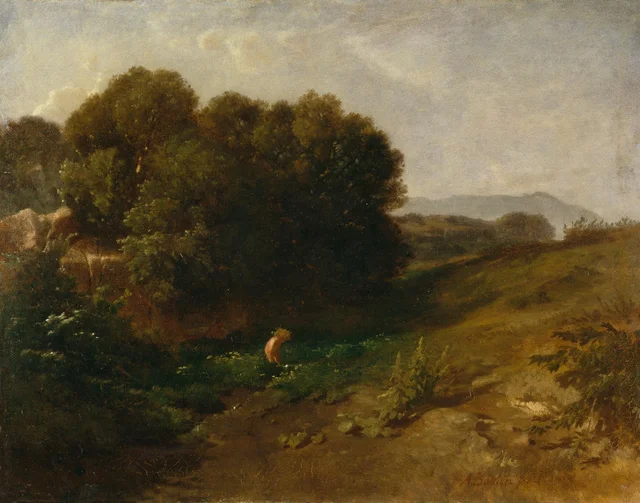 Paisaje de la Campiña romana, Arnold Böcklin