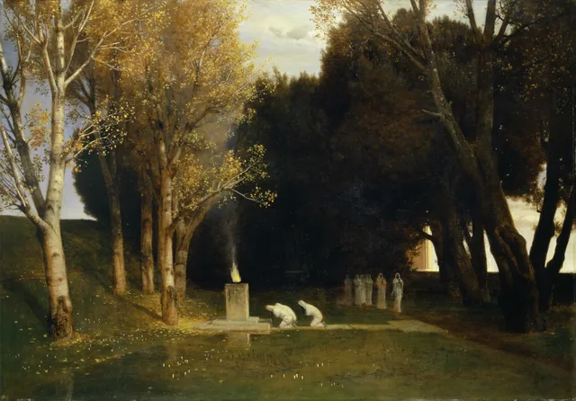 O Bosque sagrado, Arnold Böcklin