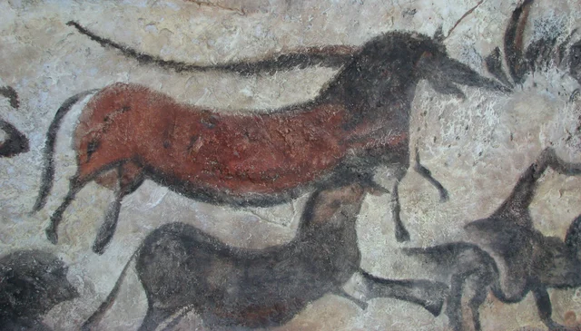 Caballos, réplica de la cueva de Lascaux