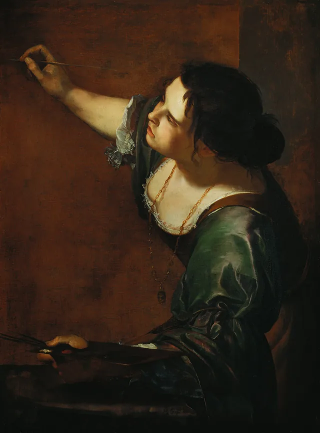 Autoportrait en allégorie de la Peinture (La Pittura), Artemisia Gentileschi