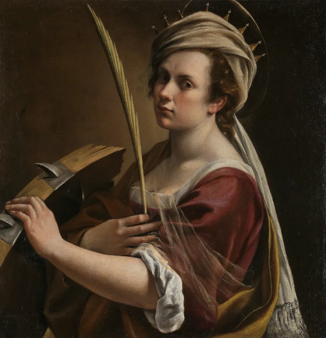 Autoportrait en sainte Catherine d'Alexandrie, Artemisia Gentileschi