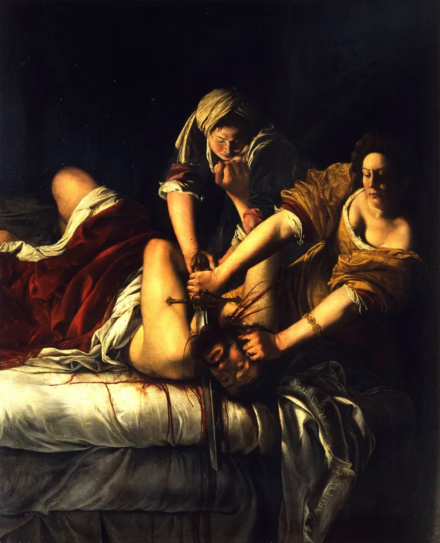 Judith décapitant Holopherne, Artemisia Gentileschi