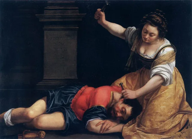 Yaël et Siséra, Artemisia Gentileschi